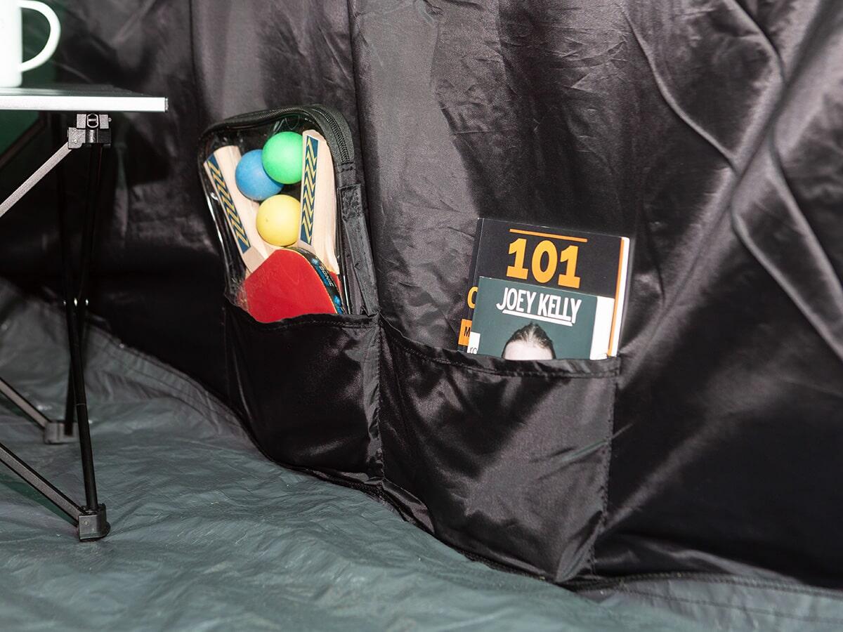 Tente tunnel familiale Montana 8 - camping - 8 Personnes - 3 cabines sombres 6/8