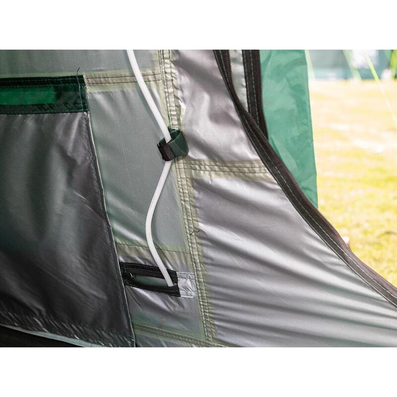 Tente tunnel familiale Montana 8 - camping - 8 Personnes - 3 cabines sombres