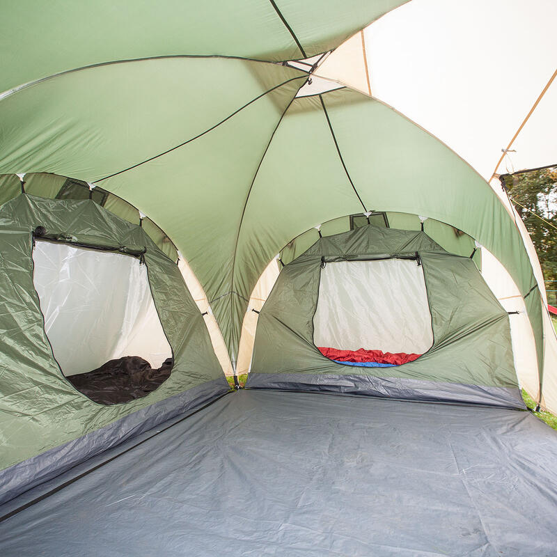 Tenda campeggio - Daytona 6 persone - cupola - 3xCabine - Zanzariera