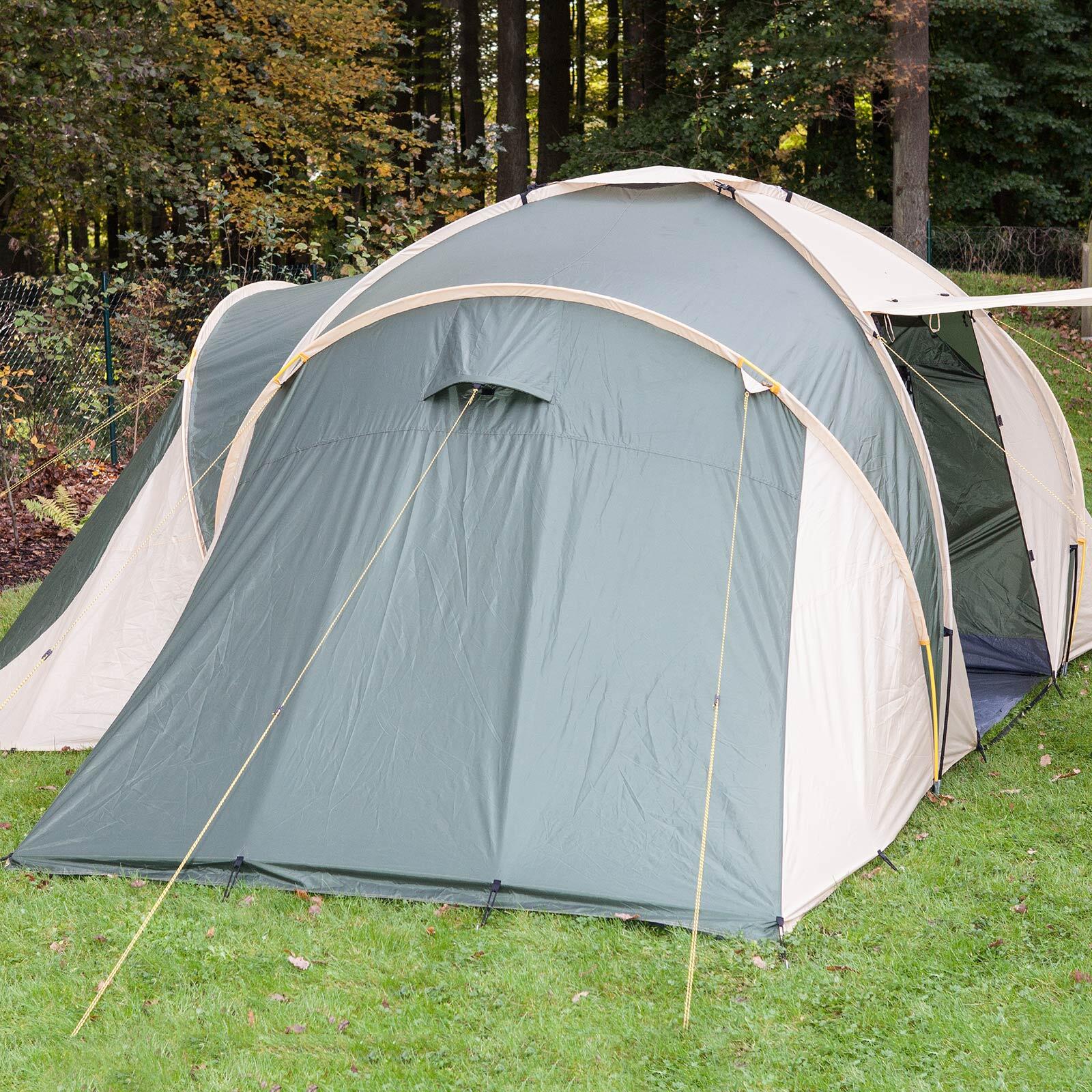 Tente familiale dôme camping Daytona 6 - 6 personnes - 530x370 cm - 3 cabines 6/8