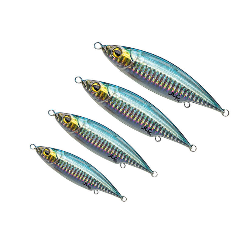 Jig pesca jigging spinning JLC 100 g sardina #6 montaje doble