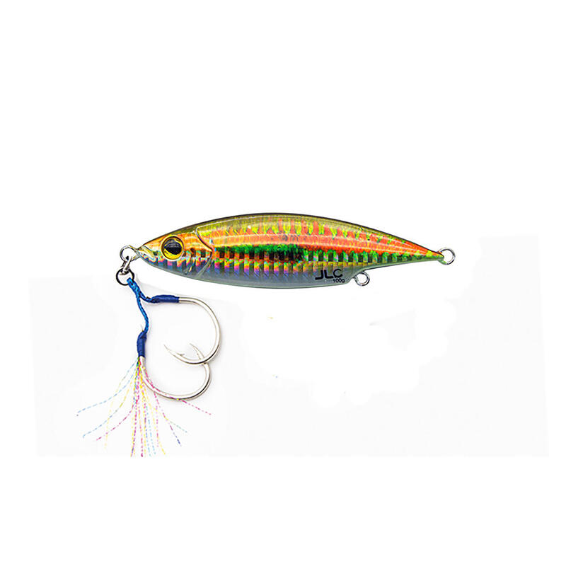 Jig pesca jigging spinning JLC 100 g doncella #4 montaje simple