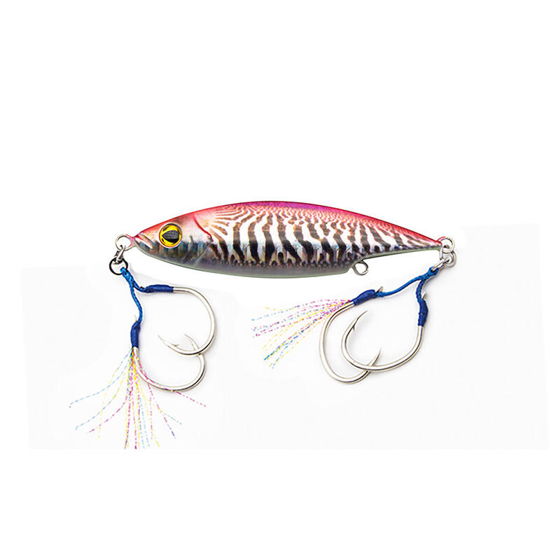 Jig pesca jigging spinning JLC 100 g sepia #2 montaje doble