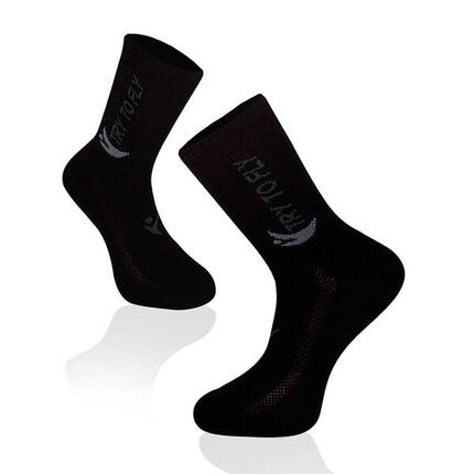 Skarpety tenisowe bawełniane czarne