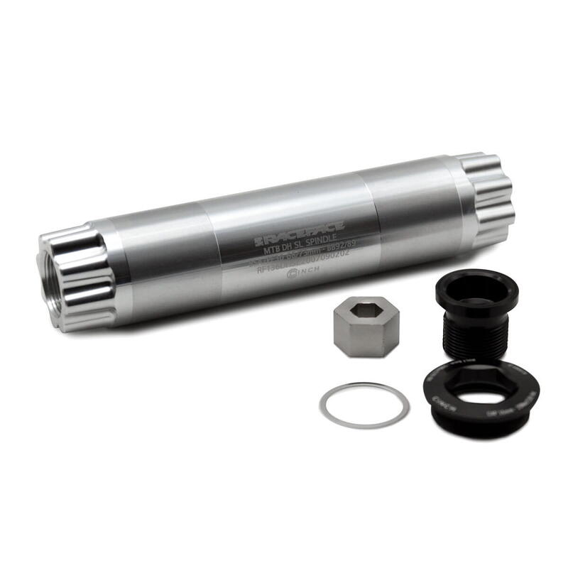 Pédalier AC Adventure Components - Manivelles Forgées Alu Rouge 175mm Pour DH/VTT Descente