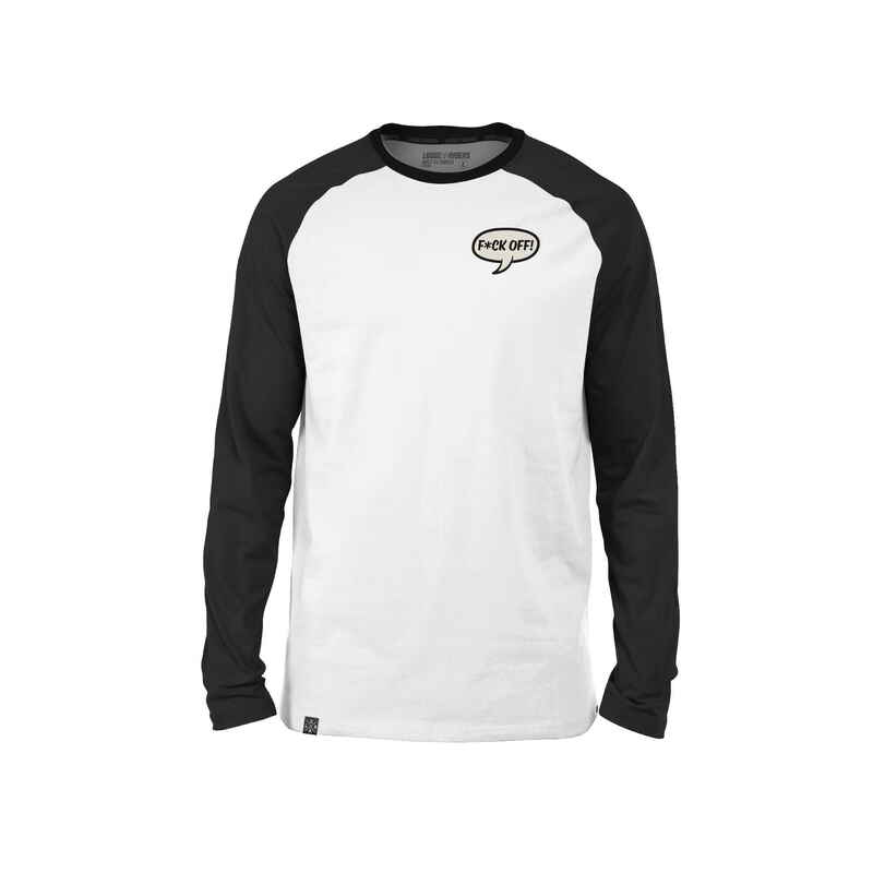 Tech Men Jersey Longsleeve - F*ck Off White LOOSE RIDERS - DECATHLON