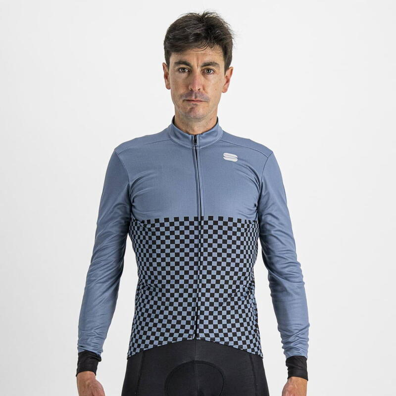 Checkmate Thermal Jersey - Blue Sea Black