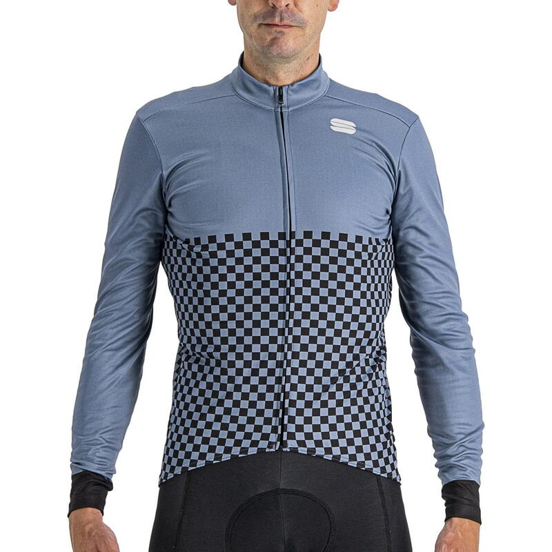 Checkmate Thermal Jersey - Blue Sea Black