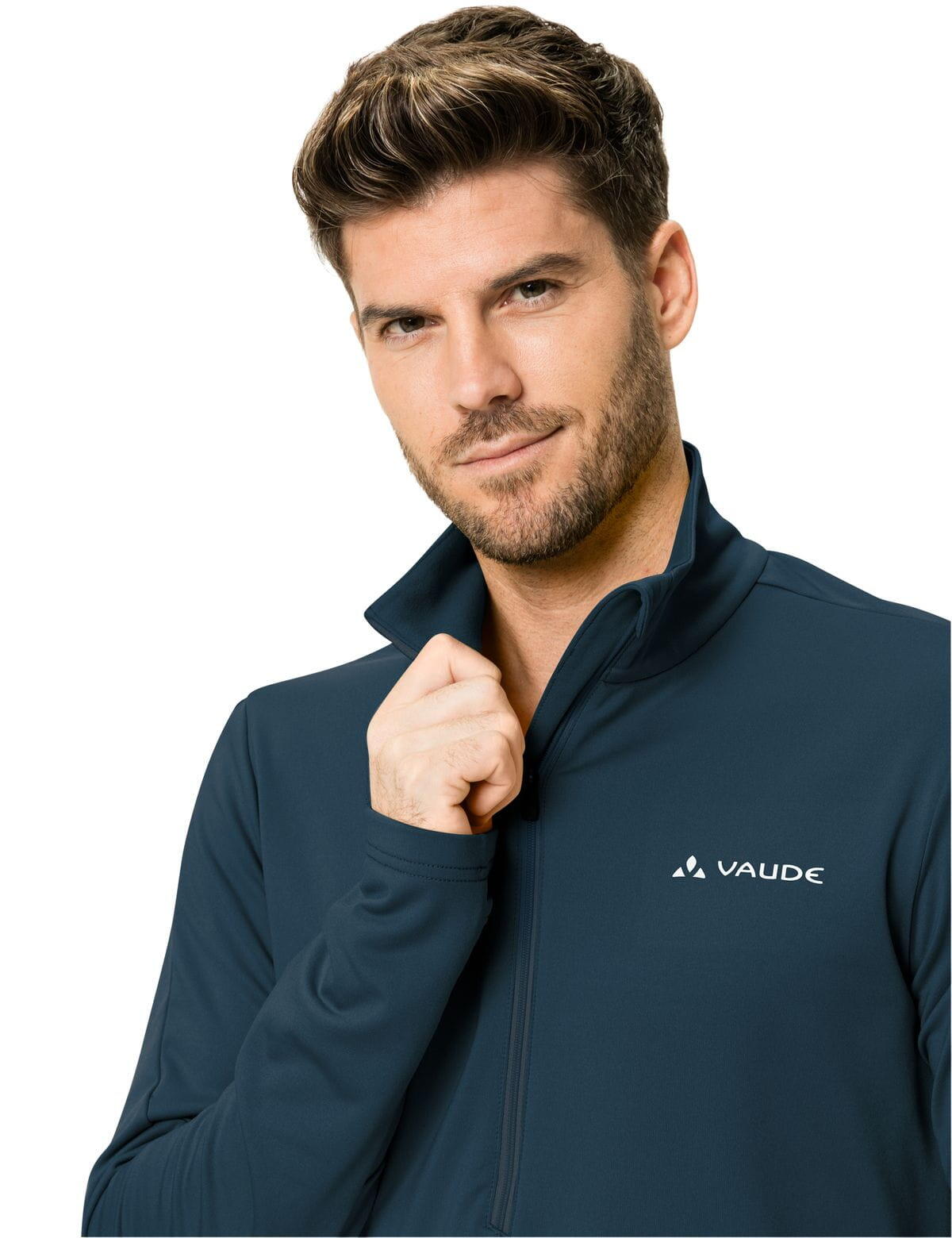 Livigno Halfzip II Pull en laine polaire - Dark Sea 5/7