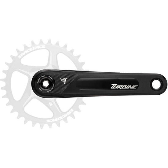 Pédalier Turbine Cinch 136 - Noir