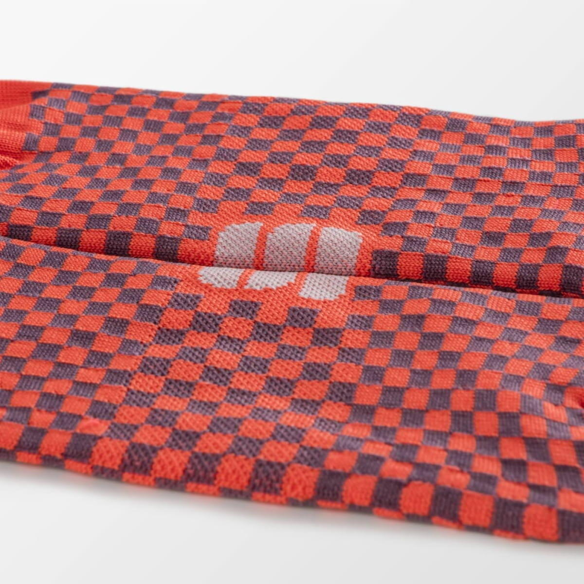 Chaussettes cyclisme femme Checkmate rouge 2/2
