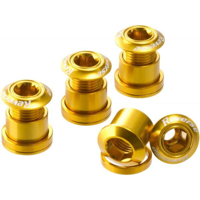 Chainring Bolt Set Kettenblattschrauben - 7mm - gold