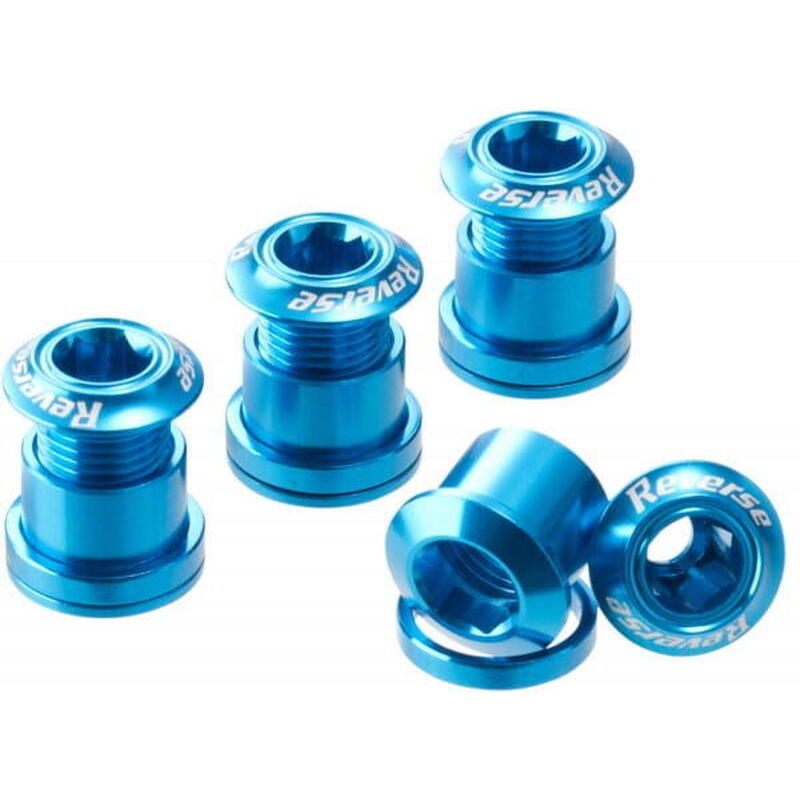 Chainring Bolt Set Kettenblattschrauben - 7mm - hellblau