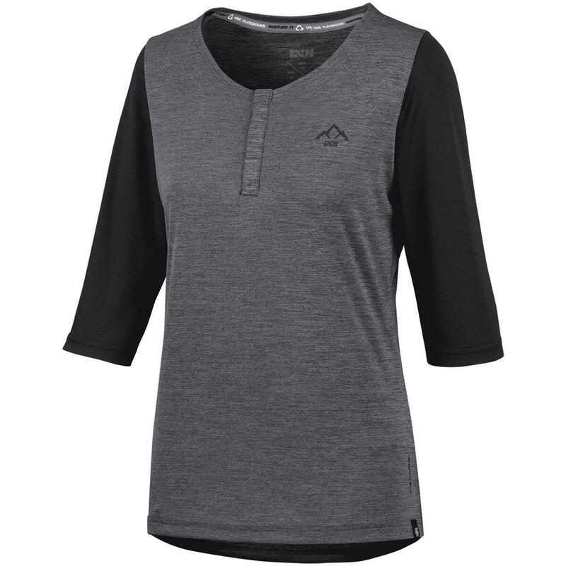 Carve X Women Henley graphite-solid black