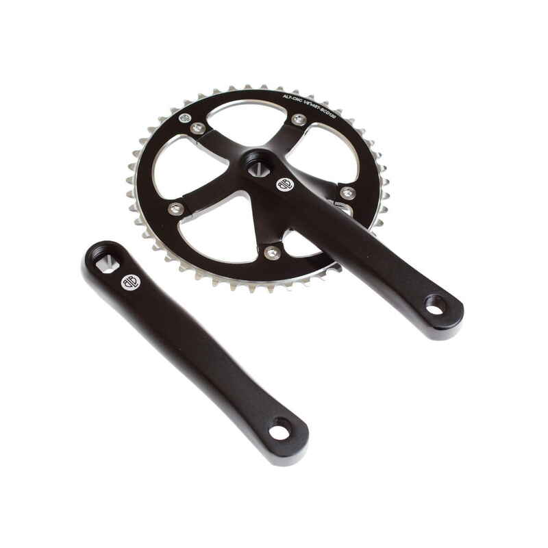 Track Kurbelgarnitur 165mm 48T matt schwarz