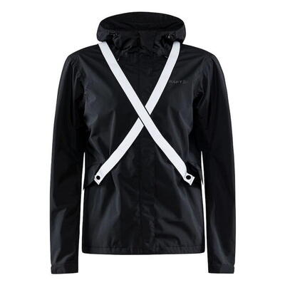 Core bike ride hydro lumen jacket - zwart