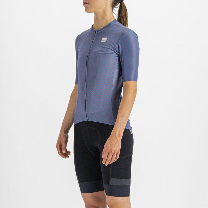 Maillot Ciclismo Sportful Checkmate Mujer. Malva