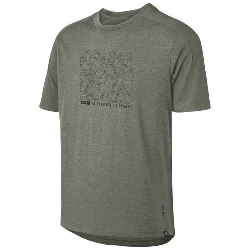 T-shirt manches courtes homme Tee Flow Tech Contour gris