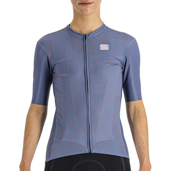 Maillot Ciclismo Sportful Checkmate Mujer. Malva