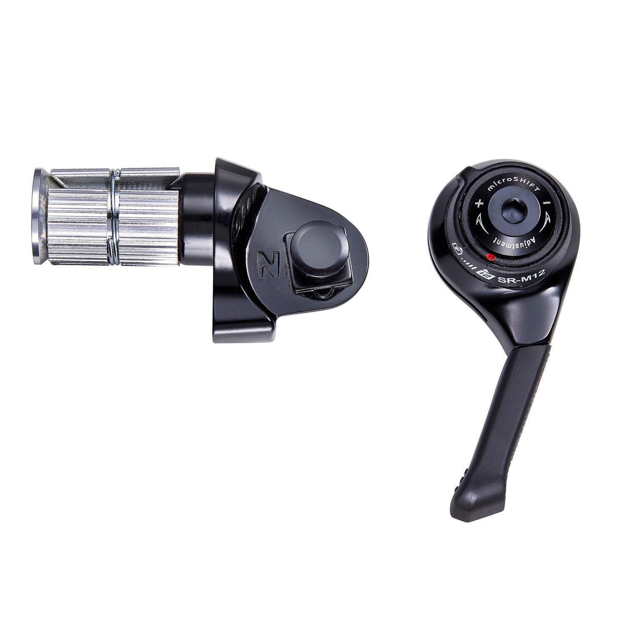 MICROSHIFT MTB Bar end Schalthebel rechte Seite SRAM 12 speed - black