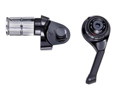 Mtb bar end shifter rechts sram 12 speed - zwart