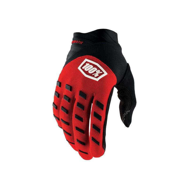 Gants de course 100% Ridecamp - rouge