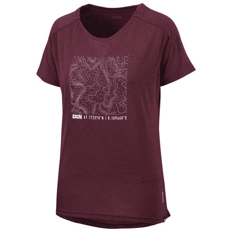 Flow Women Tech Tee Contour raisin