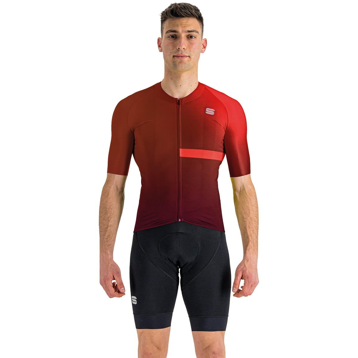 Sportful - Bomber Jersey - Chili Red Cayenna Red - Maillot Manches Courtes - Rouge - 42 M/l - Decathlon