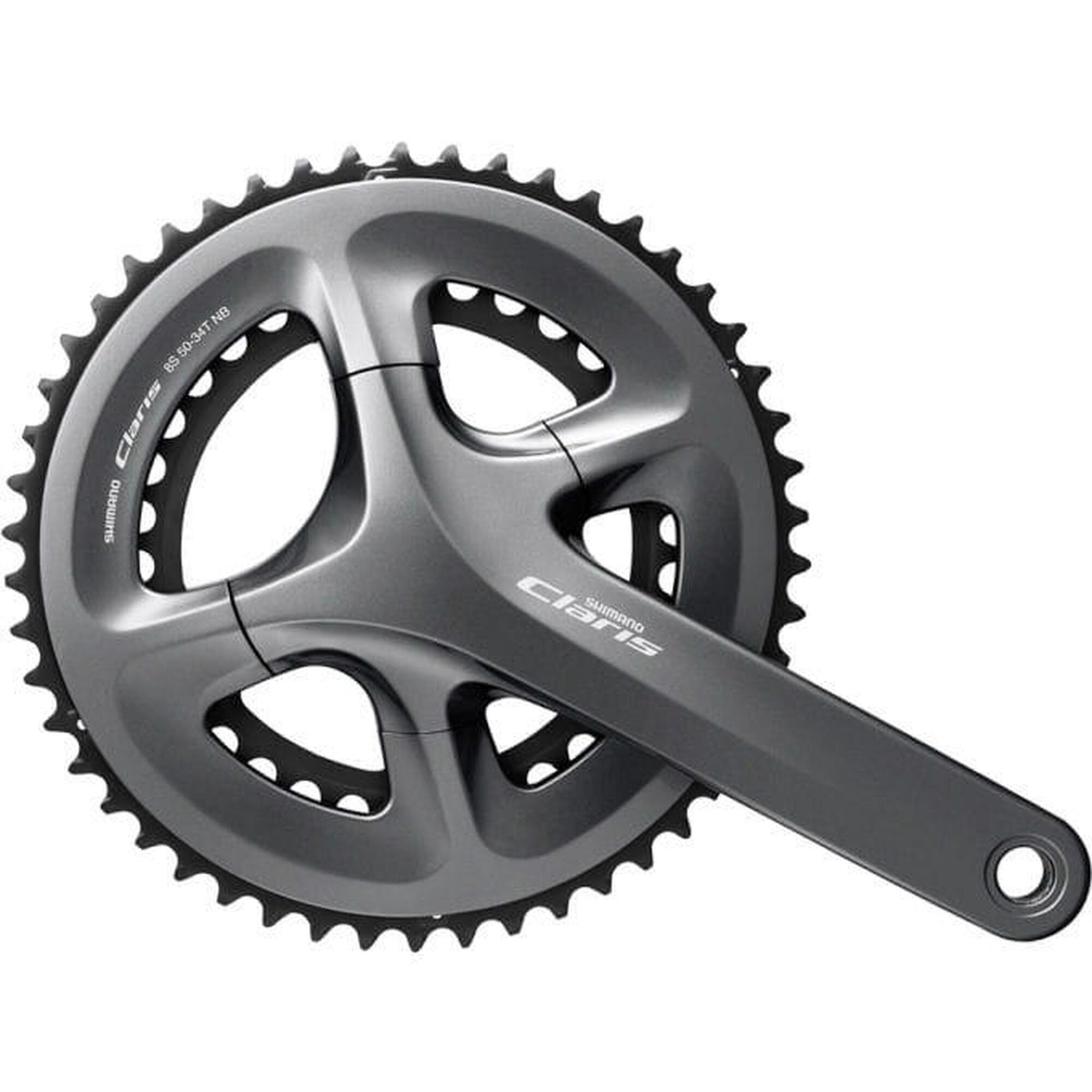SHIMANO Kurbelgarnitur CLARIS FC-R2000 2x8-fach - 50-34 Zähne