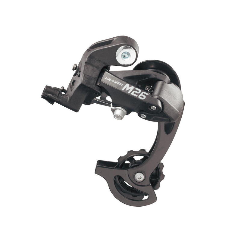 MTB dérailleur court cage 1/2x7/8 speed - black