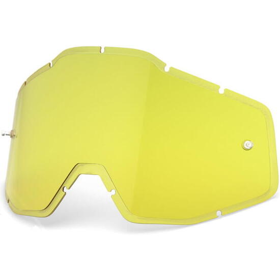 Lentille de remplacement anti-buée pour Racecraft/Accuri/Strata - Jaune