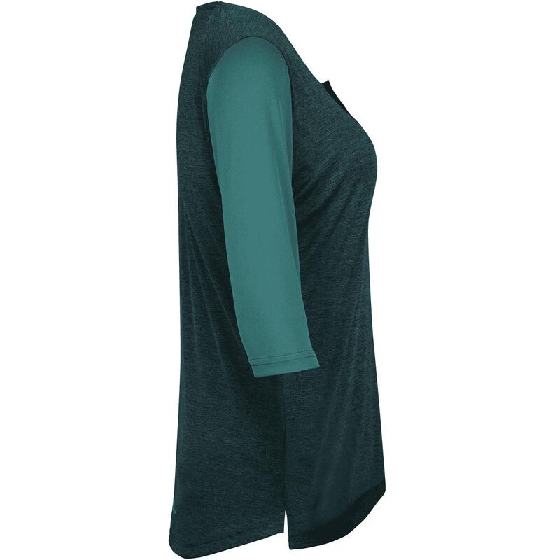 Carve X Women Henley everglade-solid everglade