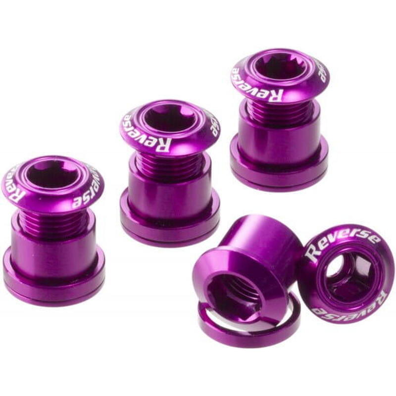Jeu de boulons de plateau - 7mm - violet