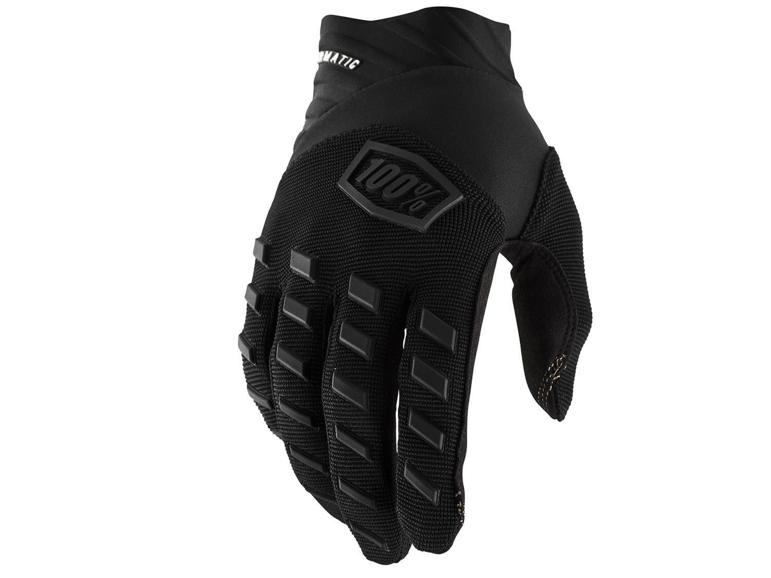 100% Airmatic Handschuhe - Black/Charcoal