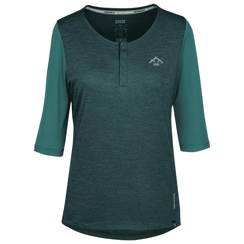 Carve X Women Henley everglade-solid everglade