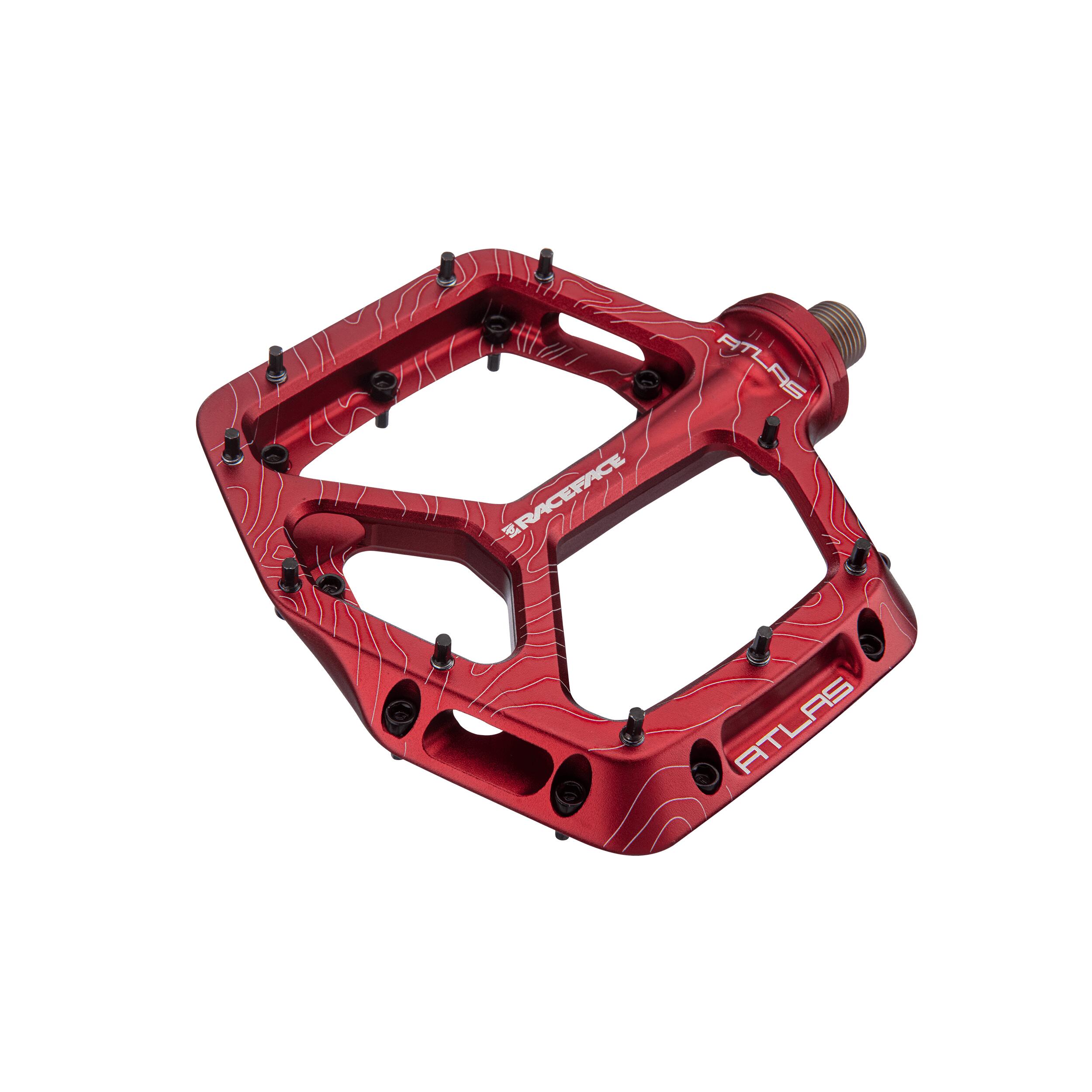 Pédales Atlas AM22 - rouge 2/3