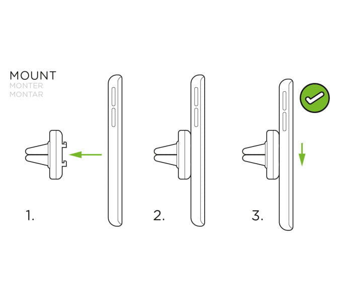 Vent Mount Snap 2/6