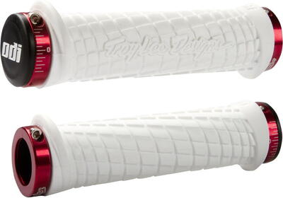 Troy lee lock on handvatten - zwart - lockring grijs