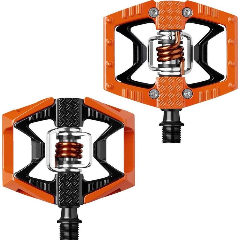 Pédales d'arret Double Shot orange