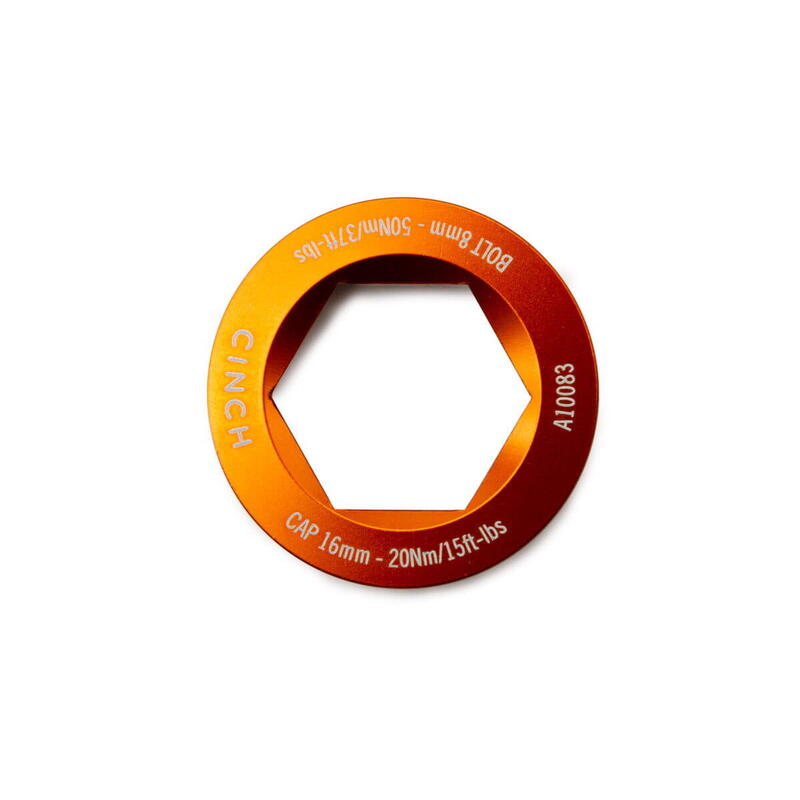 Manivelle de pédalier Cinch DS XC/AM orange
