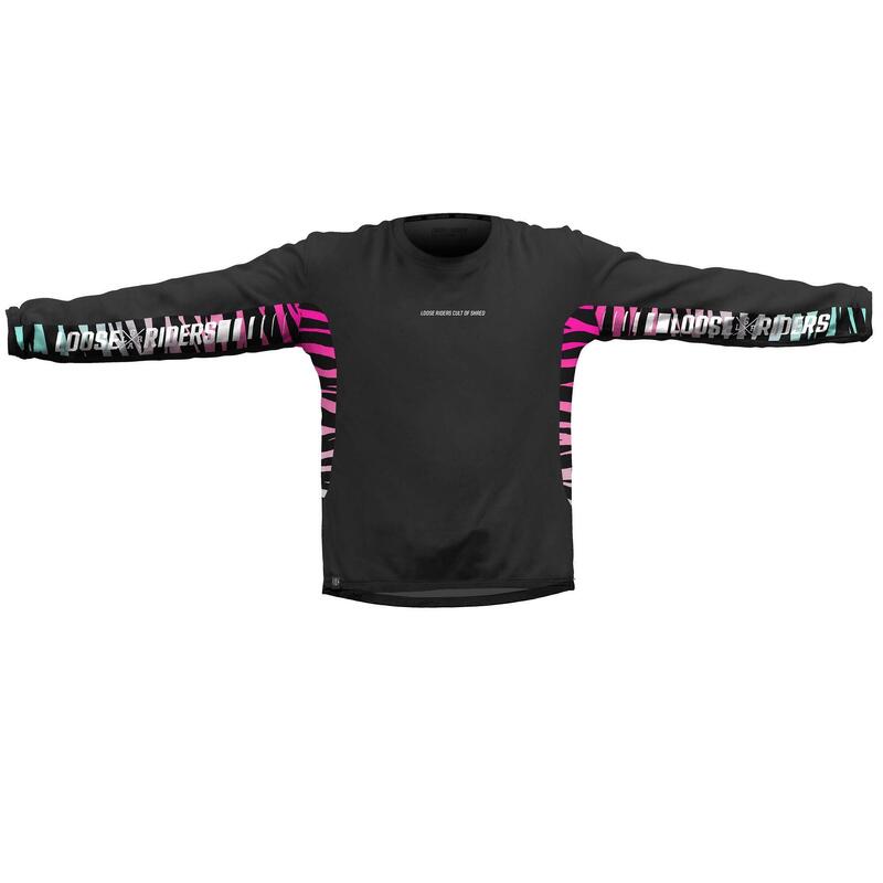 Tech Heren Jersey Longsleeve - Stealth Rainbow Zebra