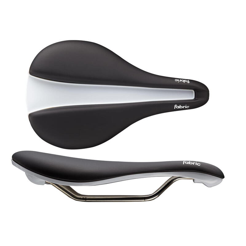 Selle Line-S Flat Race - Noir / Blanc