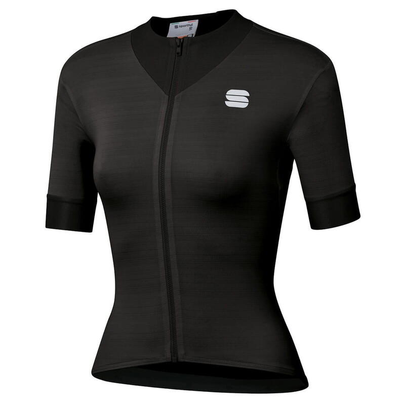 Kelly Korte Mouw Jersey voor Dames - Zwart