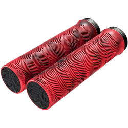 Descendant Lockring Grips - Rouge-Noir marbré