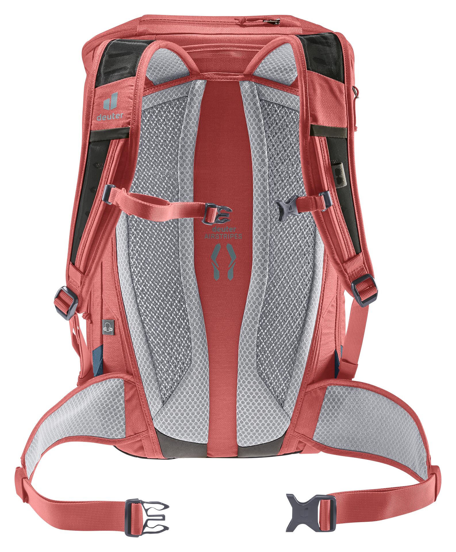 Deuter Rotsoord 25+5 mochila roja/marrón Airstripes 15" (respirante) 3/7