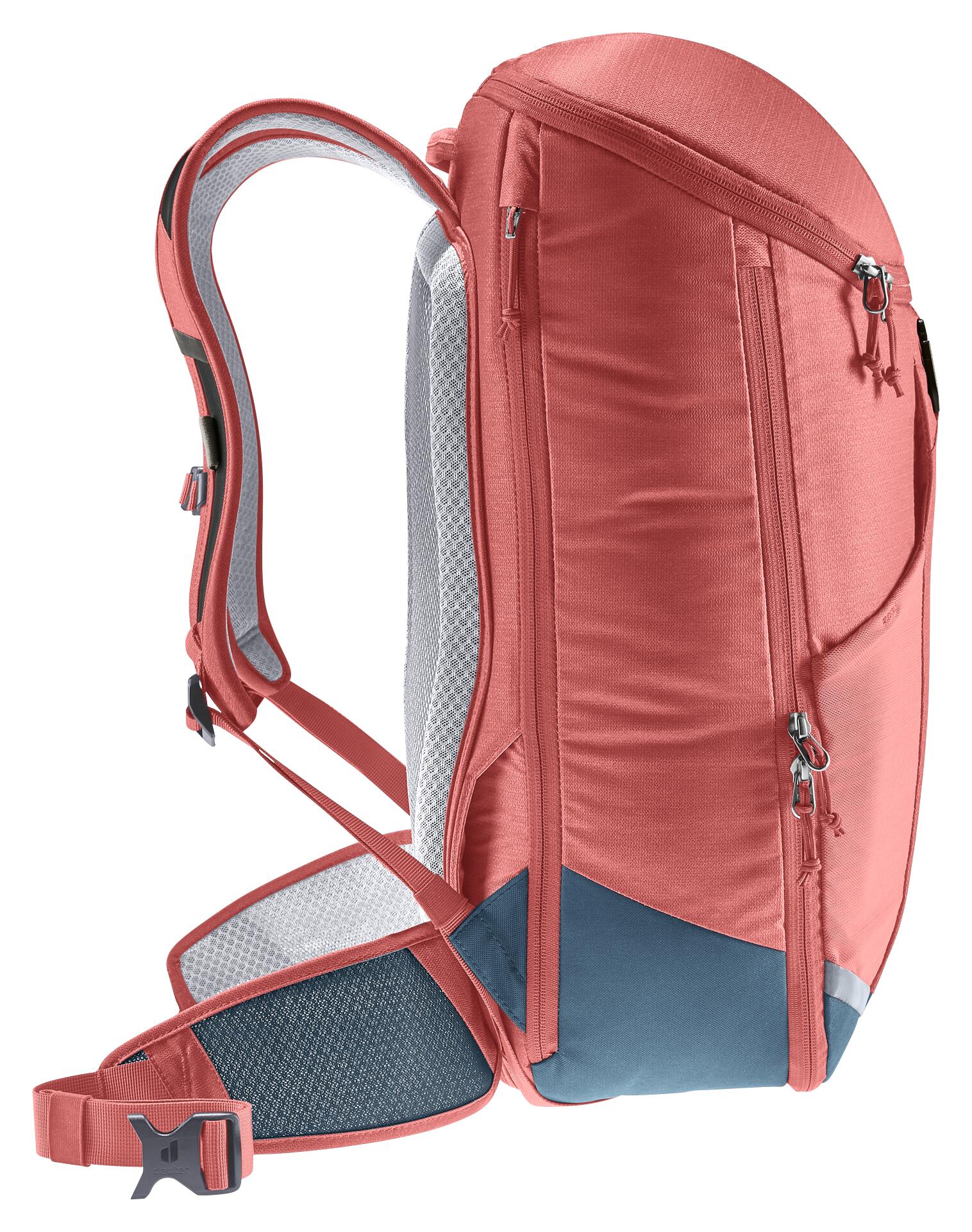 Deuter Rotsoord 25+5 mochila roja/marrón Airstripes 15" (respirante) 4/7