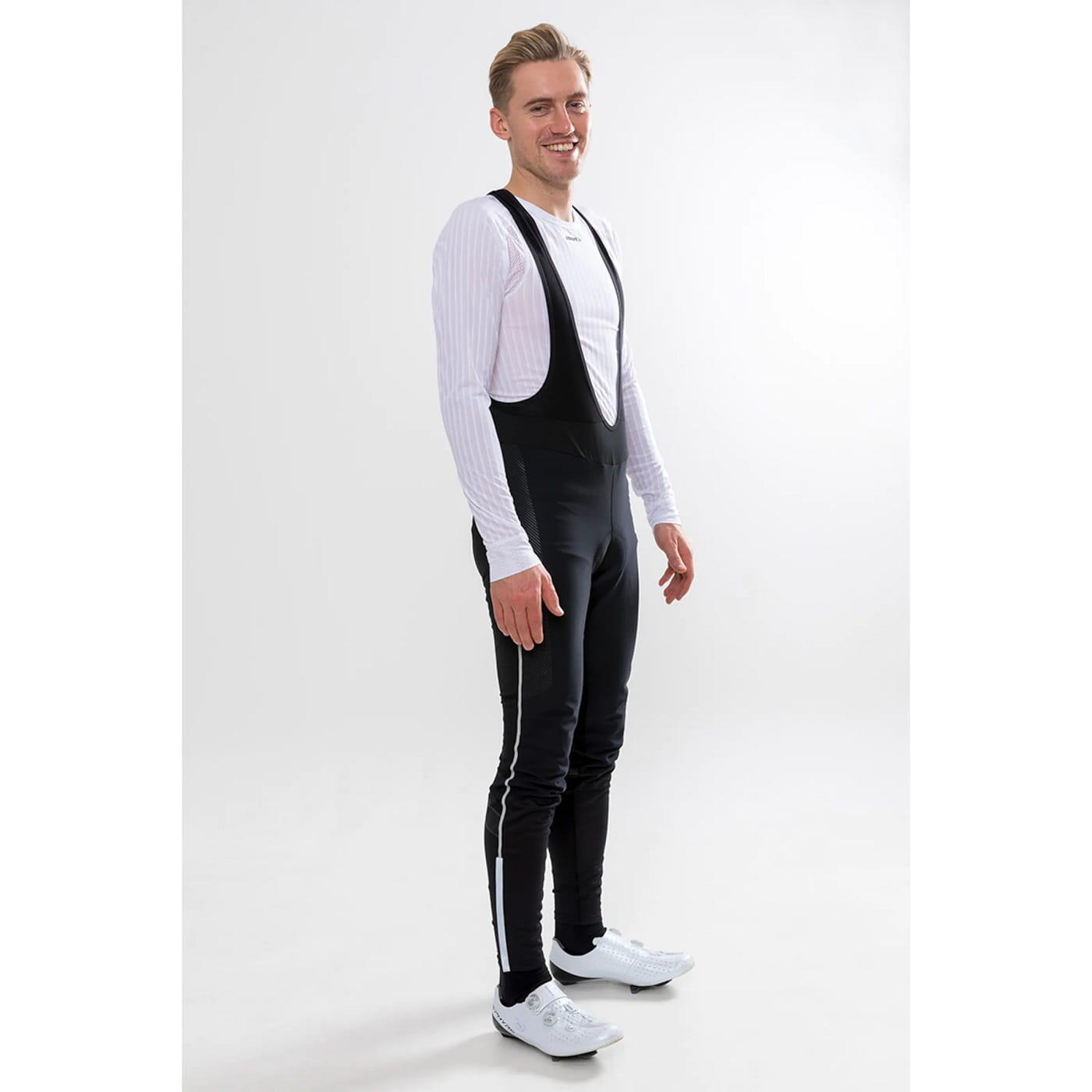 Ideal Pro Wind Bib Tights con imbottitura M - Nero 5/7