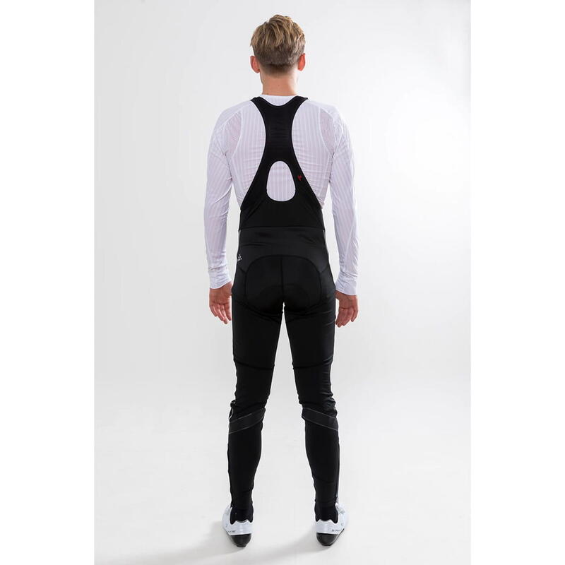 Ideal Pro Wind Bib Tights with pad M - Noir