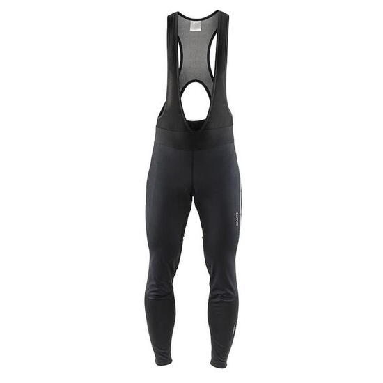 Ideal Pro Wind Bib Tights met zeem M - Zwart
