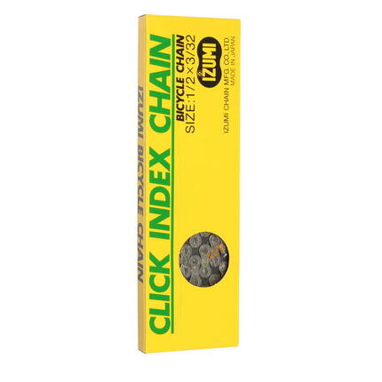 Click Index 6-7 speed fietsketting - zwart/zilver